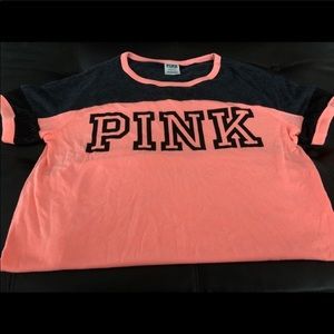 Pink short sleeve top